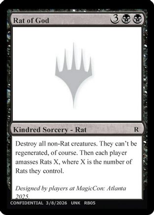 Rat of God (UNK-) - Un-Known Event Playtest Cards-1