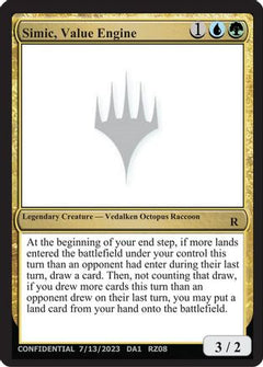 Simic Value Engine (UNK-) - Un-Known Event Playtest Cards-1