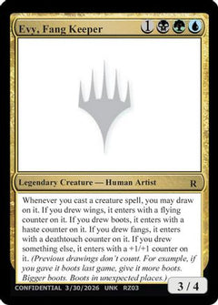 Evy, Fang Keeper (UNK-) - Un-Known Event Playtest Cards-1