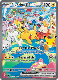 Pikachu ex 149/128  - Holofoil ME 30th Celebration - Special Illustration Rare-1