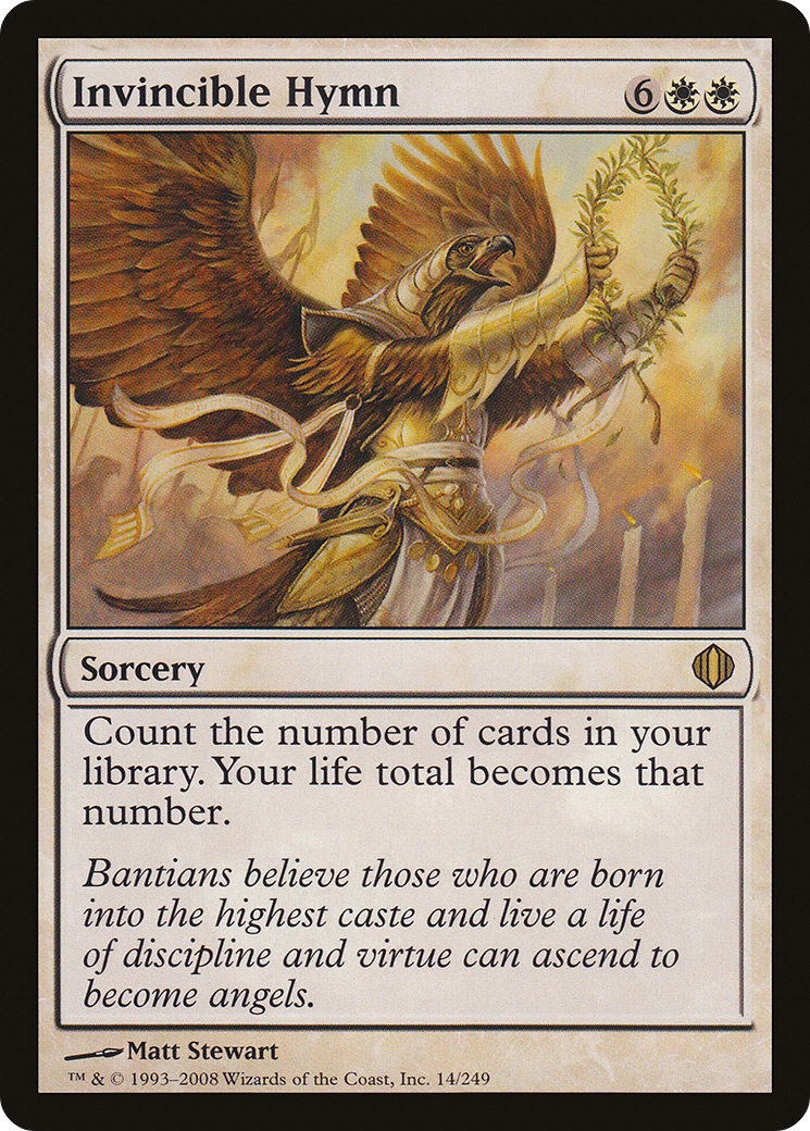Invincible Hymn [Shards of Alara]-1
