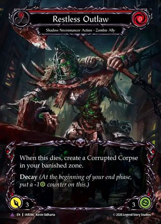Restless Outlaw (Marvel) (IAR086) - Usurp the Shadow Throne Cold Foil-1