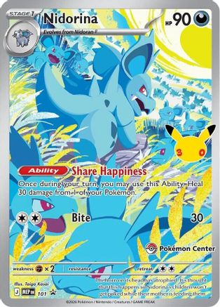 Nidorina 101  - Holofoil ME Mega Evolution Promo - Promo-1