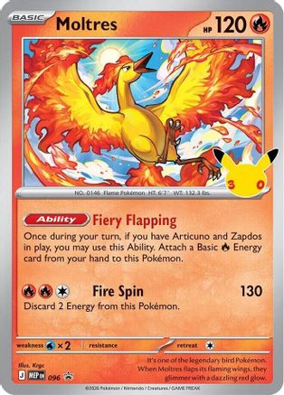Moltres 096  - Holofoil ME Mega Evolution Promo - Promo-1