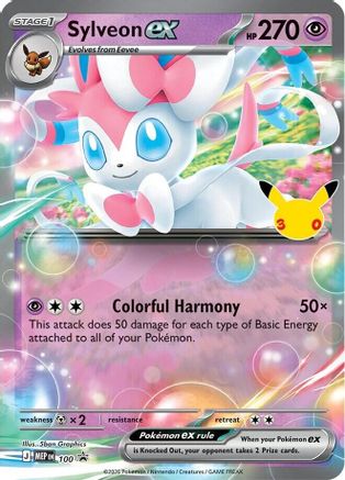 Sylveon ex 100  - Holofoil ME Mega Evolution Promo - Promo-1