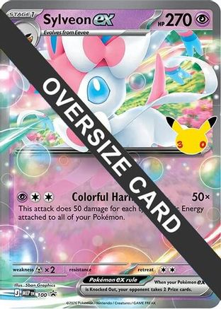 Sylveon ex 100  Jumbo Cards - Promo-1