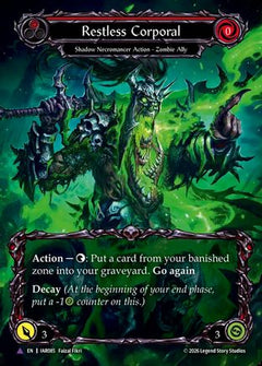 Restless Corporal (Marvel) (IAR085) - Usurp the Shadow Throne Cold Foil-1