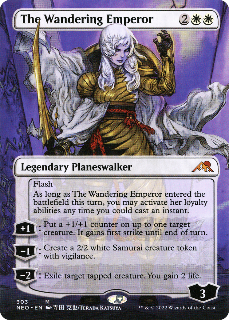 The Wandering Emperor (Borderless) [Kamigawa: Neon Dynasty]-1