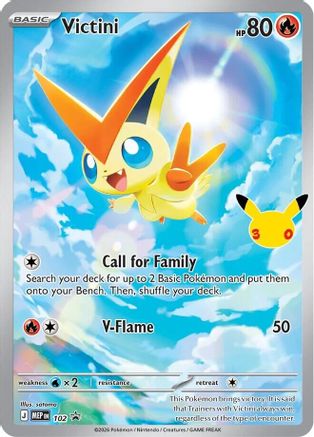 Victini 102  - Holofoil ME Mega Evolution Promo - Promo-1