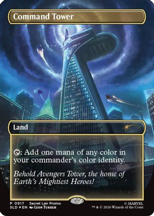 Command Tower (0917) (SLD-917) - Secret Lair Drop Series Foil-1