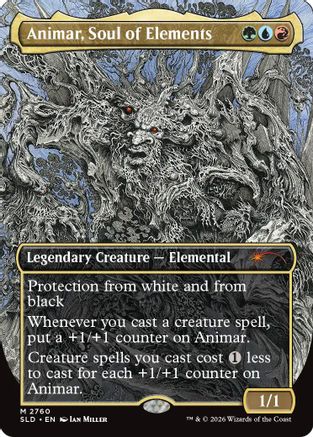 Animar, Soul of Elements (2760) (SLD-2760) - Secret Lair Drop Series-1