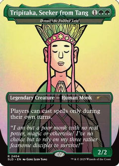 Tripitaka, Seeker from Tang - Dosan the Falling Leaf (SLD-2404) - Secret Lair Drop Series Foil-1