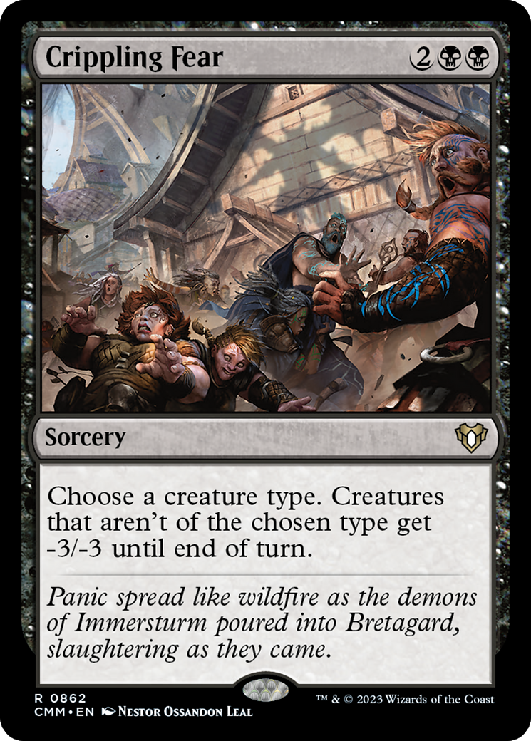 Crippling Fear [Commander Masters]-1