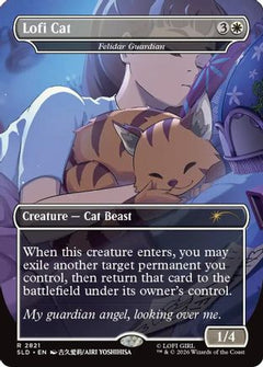 Lofi Cat - Felidar Guardian (SLD-2821) - Secret Lair Drop Series-1