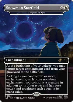 Snowman Starfield - Starfield of Nyx (SLD-2822) - Secret Lair Drop Series Foil-1