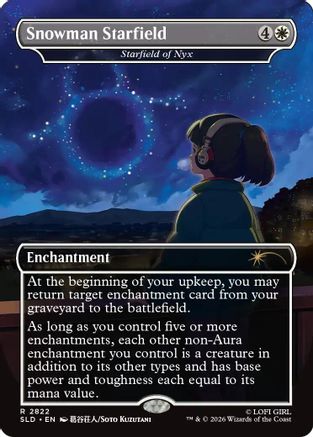 Snowman Starfield - Starfield of Nyx (SLD-2822) - Secret Lair Drop Series-1