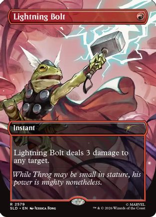 Lightning Bolt (2579) (SLD-2579) - Secret Lair Drop Series Foil-1