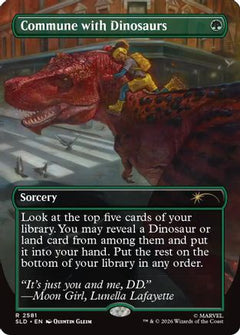 Commune with Dinosaurs (SLD-2581) - Secret Lair Drop Series-1