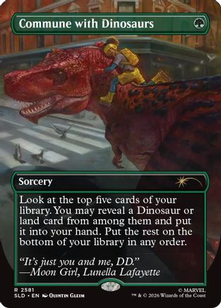 Commune with Dinosaurs (SLD-2581) - Secret Lair Drop Series-1