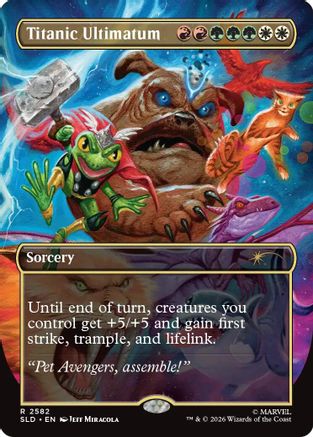 Titanic Ultimatum (2582) (SLD-2582) - Secret Lair Drop Series Foil-1