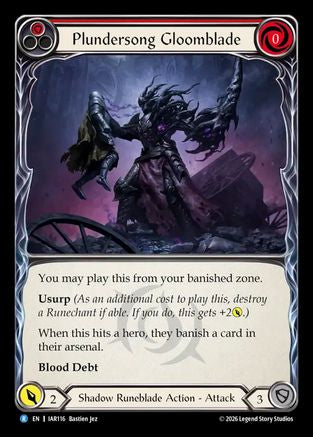 Plundersong Gloomblade (IAR116) - Usurp the Shadow Throne-1