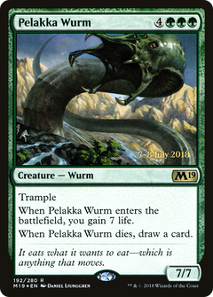 Pelakka Wurm [Core Set 2019 Prerelease Promos]-1