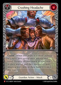 Crushing Headache (Extended Art) (IAR244) - Usurp the Shadow Throne Rainbow Foil-1
