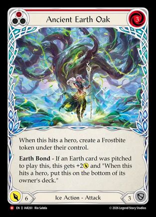 Ancient Earth Oak (IAR261) - Usurp the Shadow Throne Rainbow Foil-1