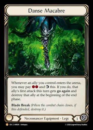 Danse Macabre (IAR091) - Usurp the Shadow Throne Rainbow Foil-1