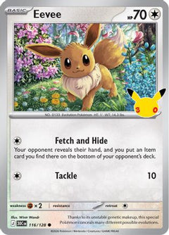 Eevee 116/128  - Holofoil ME 30th Celebration - Common-1