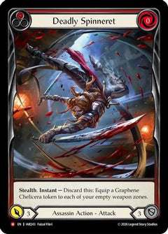 Deadly Spinneret (IAR243) - Usurp the Shadow Throne Rainbow Foil-1