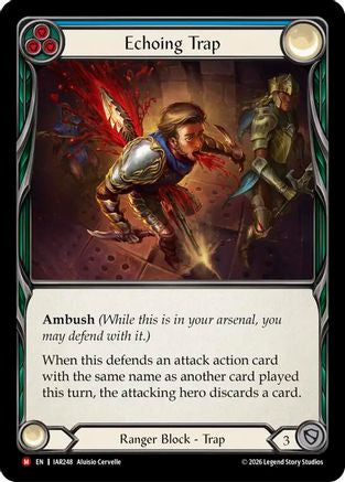 Echoing Trap (IAR248) - Usurp the Shadow Throne Rainbow Foil-1