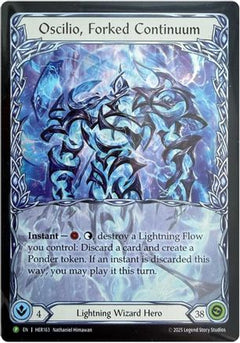 Oscilio, Forked Continuum - HER163 (HER163) - Flesh and Blood: Promo Cards Rainbow Foil-1