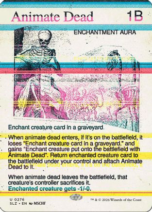 Animate Dead (0276) (SLZ-276) - Secret Lair x MSCHF: The Zeta Set-1