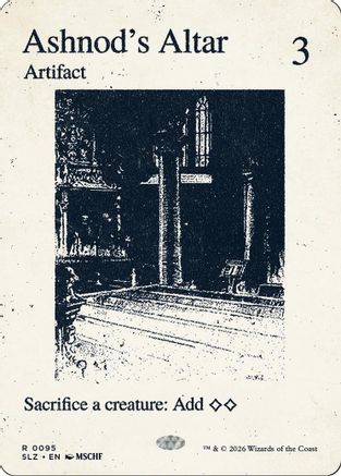 Ashnod's Altar (0095) (SLZ-095) - Secret Lair x MSCHF: The Zeta Set-1