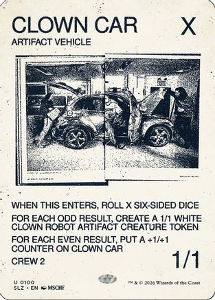 Clown Car (0100) (SLZ-100) - Secret Lair x MSCHF: The Zeta Set-1