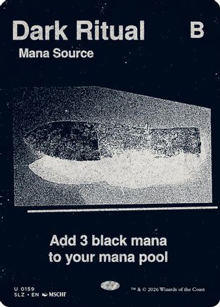 Dark Ritual (0159) (SLZ-159) - Secret Lair x MSCHF: The Zeta Set-1