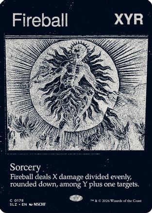 Fireball (0178) (SLZ-178) - Secret Lair x MSCHF: The Zeta Set-1