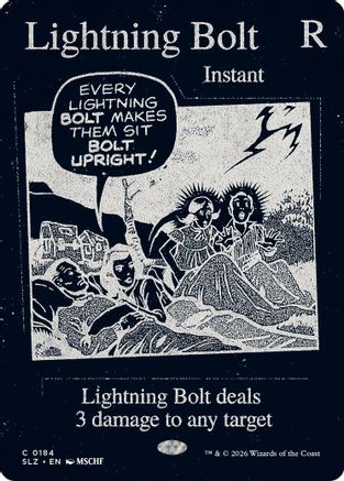 Lightning Bolt (0184) (SLZ-184) - Secret Lair x MSCHF: The Zeta Set-1