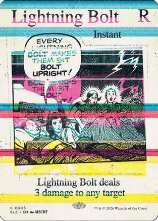 Lightning Bolt (0305) (SLZ-305) - Secret Lair x MSCHF: The Zeta Set-1