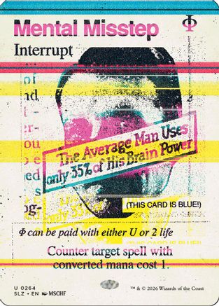 Mental Misstep (0264) (SLZ-264) - Secret Lair x MSCHF: The Zeta Set-1
