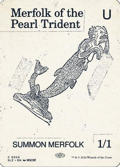 Merfolk of the Pearl Trident (0024) (SLZ-024) - Secret Lair x MSCHF: The Zeta Set-1