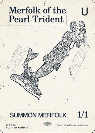 Merfolk of the Pearl Trident (0024) (SLZ-024) - Secret Lair x MSCHF: The Zeta Set-1