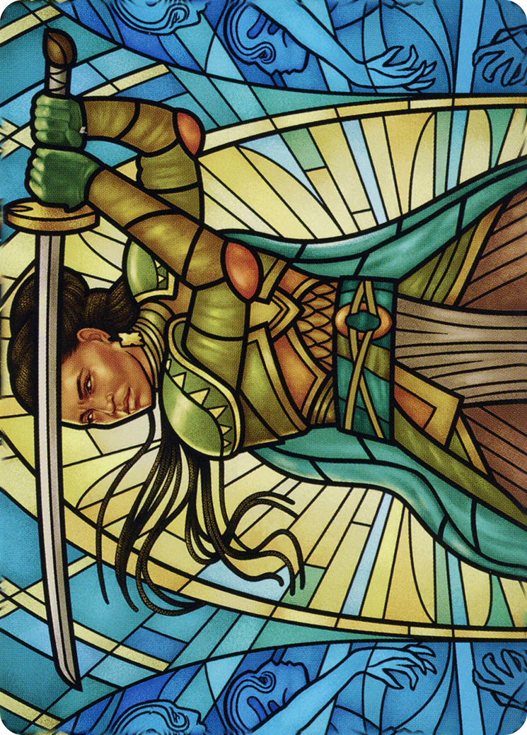 Shanna, Purifying Blade // Shanna, Purifying Blade (ADMU-077) - Dominaria United Art Series (Borderless) Foil-3