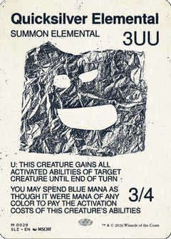 Quicksilver Elemental (0029) (SLZ-029) - Secret Lair x MSCHF: The Zeta Set-1
