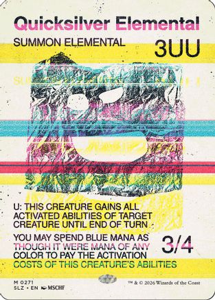 Quicksilver Elemental (0271) (SLZ-271) - Secret Lair x MSCHF: The Zeta Set-1