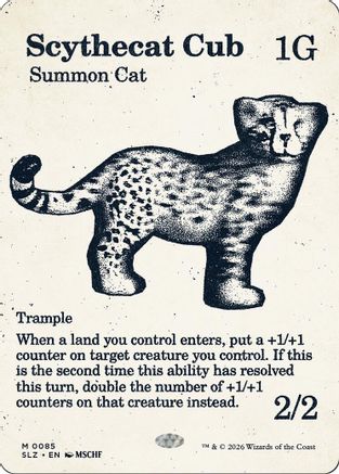 Scythecat Cub (0085) (SLZ-085) - Secret Lair x MSCHF: The Zeta Set-1
