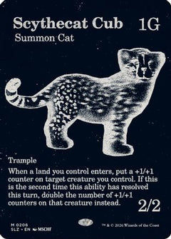 Scythecat Cub (0206) (SLZ-206) - Secret Lair x MSCHF: The Zeta Set-1
