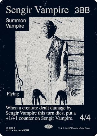 Sengir Vampire (0170) (SLZ-170) - Secret Lair x MSCHF: The Zeta Set-1