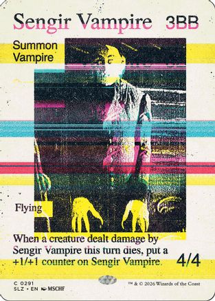 Sengir Vampire (0291) (SLZ-291) - Secret Lair x MSCHF: The Zeta Set-1